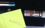 Laser Pointer zeleny 100mW paliaci. video)